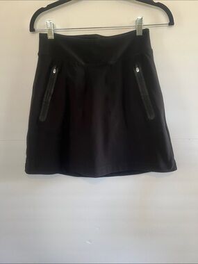 Nike Golf, Dri-Fit Black Athletic Skirt with Zip Pockets